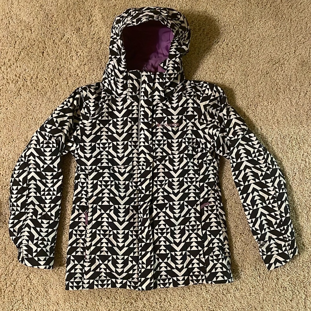 Columbia ski jacket!  Has a fleece zipped in lining.
